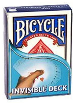 Karty do gry Bicycle: Invisible Deck Blue