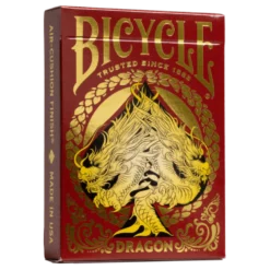 Karty do gry Bicycle: Red Dragon Back