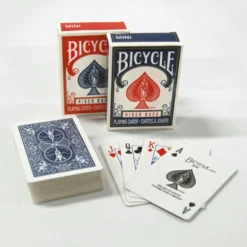 Karty do gry Bicycle: Rider back - Mini niebieskie