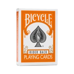 Karty do gry Bicycle: Rider back - pomarańczowy
