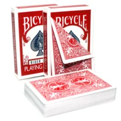 Karty do gry Bicycle: Rider Double Back - czerwone