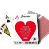 Karty do gry Fournier: 2800 100% Plastic Jumbo - czerwone