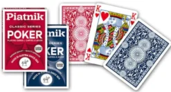 Karty do gry Poker Piatnik Classic Series - czerwone