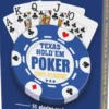 Karty do gry Texas Hold'em Poker - Casino Quality 100% Plastic - niebieska talia