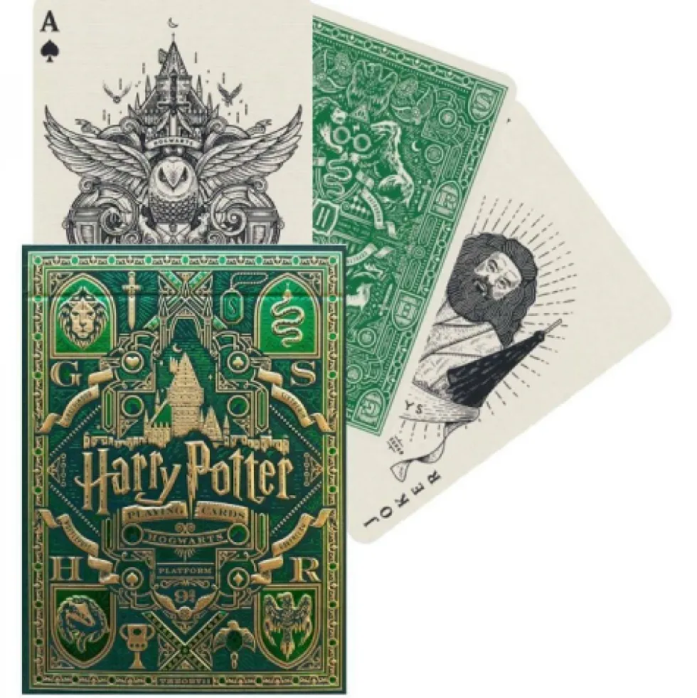 Karty do gry Theory11: Harry Potter Slytherin - Zielone