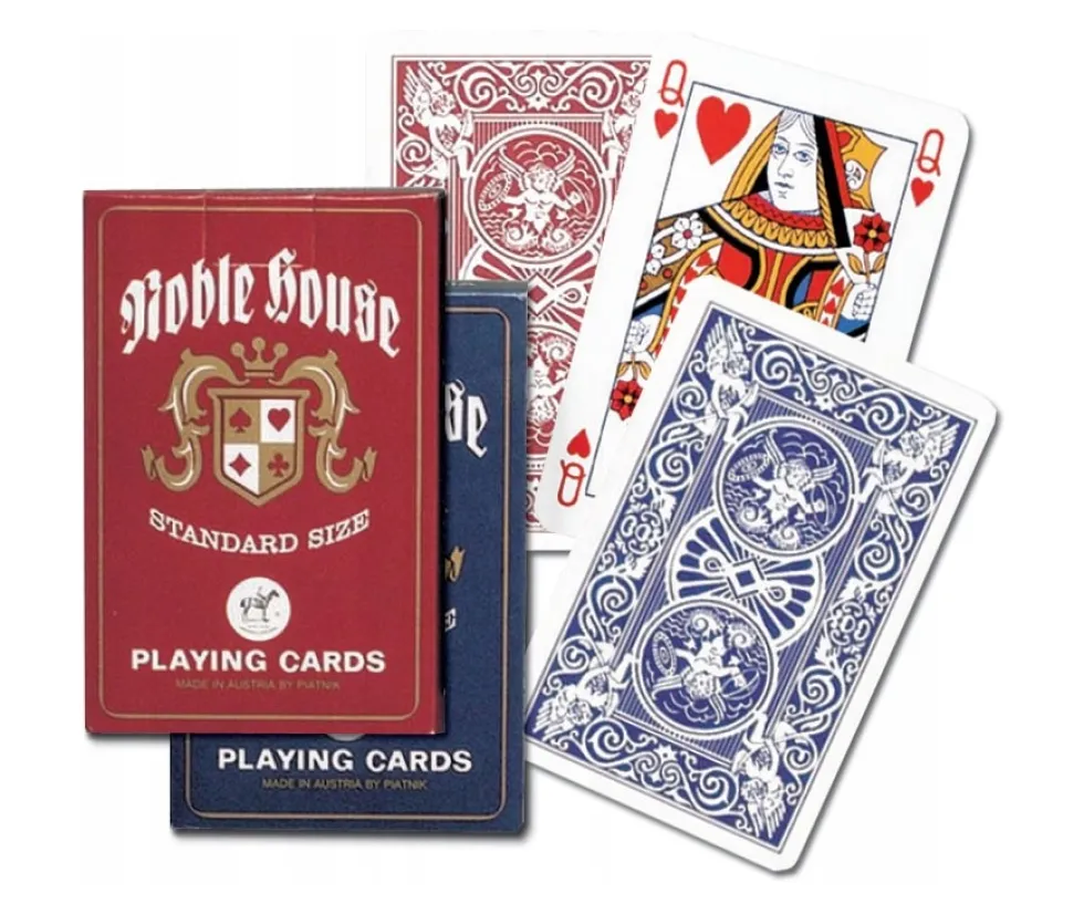 Karty standard "Popularne Noble House" niebieskie