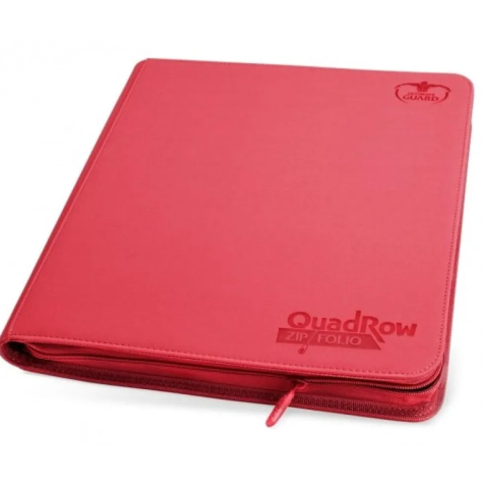 Klaser Ultimate Guard QuadRow Zipfolio na 480 kart - red