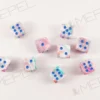 Kości Chessex - kostka k6 12mm Festive Pop Art/blue