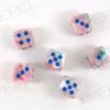 Kości Chessex - kostka k6 16mm Festive Pop Art/blue