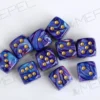 Kości Chessex - kostka k6 12mm Lustrous Purple/gold