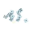 Kości Chessex - kostka k6 12mm Opaque Pastel Blue/black