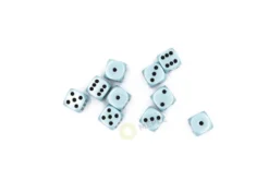 Kości Chessex - kostka k6 12mm Opaque Pastel Blue/black