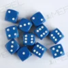 Kości Chessex - kostka k6 12mm Opaque Blue/white