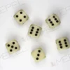 Kości Chessex - kostka k6 16mm Opaque Ivory/black