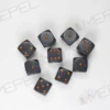 Kości Chessex - kostka k6 12mm Opaque Dark Grey/copper