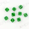 Kości Chessex - kostka k6 12mm Opaque Green/white
