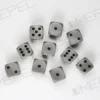 Kości Chessex - kostka k6 12mm Opaque Grey/black