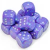 Kości Chessex - kostka k6 16mm Speckled Silver Tetra