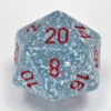 Kości Chessex - kostka k20 34mm Speckled Blue Stars