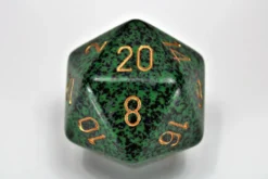 Kości Chessex - kostka k20 34mm Speckled Golden Recon