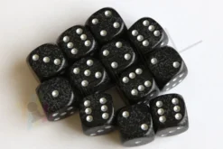 Kości Chessex - kostka k6 16mm Speckled Ninja