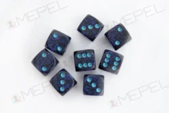 Kości Chessex - kostka k6 12mm Speckled Cobalt