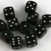 Kości Chessex - kostka k6 12mm Speckled Ninja