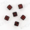 Kości Chessex - kostka k6 16mm Translucent Smoke/red
