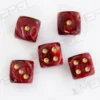 Kości Chessex - kostka k6 16mm Vortex Burgundy/gold