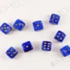 Kości Chessex - kostka k6 12mm Vortex Blue/gold