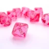 Kości Chessex - kostka k10 Translucent Pink/white