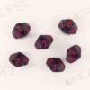 Kości Chessex - kostka k10 Translucent Smoke/red