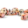 Kości Chessex - zestaw 7 kostek Festive Mega-hedral Circus/black
