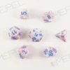 Kości Chessex - zestaw 7 kostek Festive Pop Art/blue