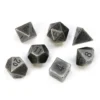 Kości Chessex - zestaw 7 kostek Solid Metal Dark Metal