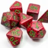 Kości Chessex - zestaw 7 kostek Speckled Strawberry