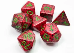 Kości Chessex - zestaw 7 kostek Speckled Strawberry
