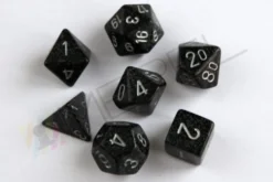 Kości Chessex - zestaw 7 kostek Speckled Ninja