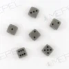 Kość/kostka do gry k6 16mm (oczka) - szara (100 sztuk)