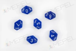 Kość/kostka do gry k10 (0-9) - niebieska