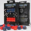 Komplet Crosshairs Compact D6: Cobalt & Red