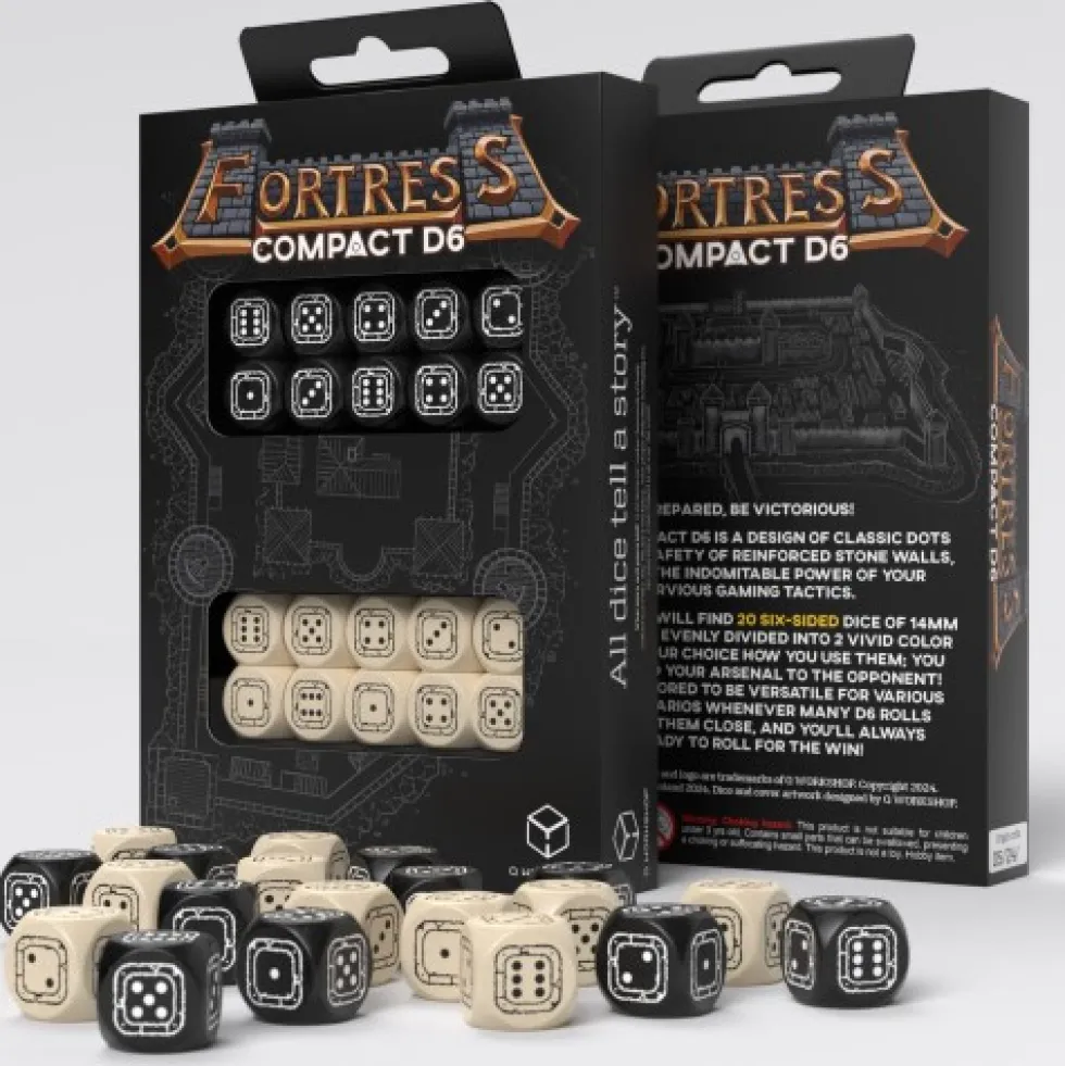 Komplet Fortress Compact D6: Black&Beige