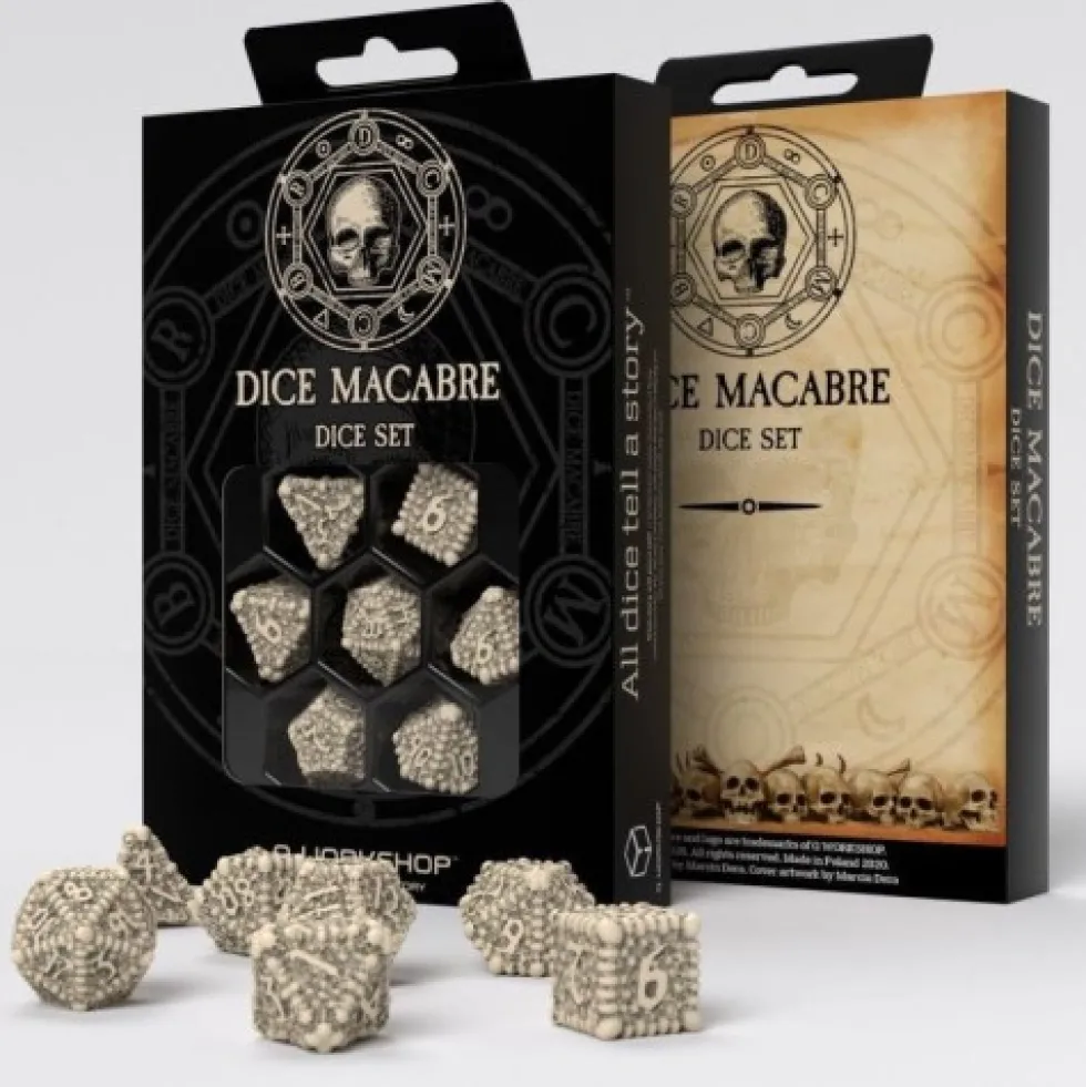 Komplet kości Dice Macabre