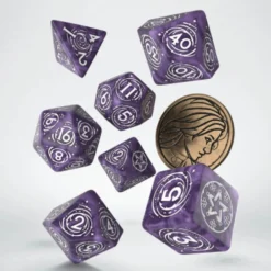 Komplet kości RPG Wiedźmin: Yennefer - Bez i agrest