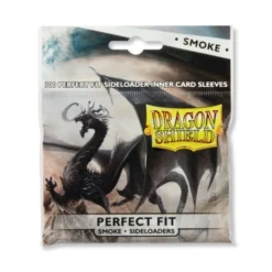 Koszulki na karty Dragon Shield Perfect Fit Sideloader - smoke - 100 sztuk