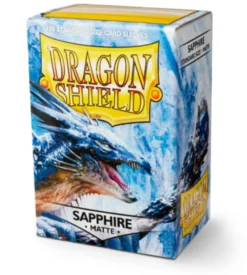 Koszulki na karty Dragon Shield Matte - sapphire - 100 sztuk