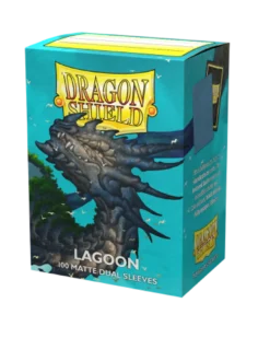 Koszulki na karty Dragon Shield Matte Dual - lagoon - 100 sztuk