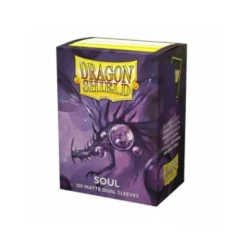 Koszulki na karty Dragon Shield Matte Dual - Metallic Purple / Soul - 100 sztuk