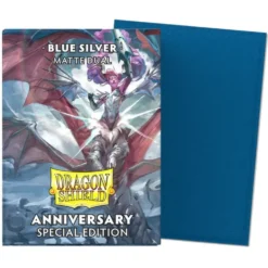 Koszulki na karty Dragon Shield Dual Matte 25th Special Edition - niebieskie - 100 sztuk