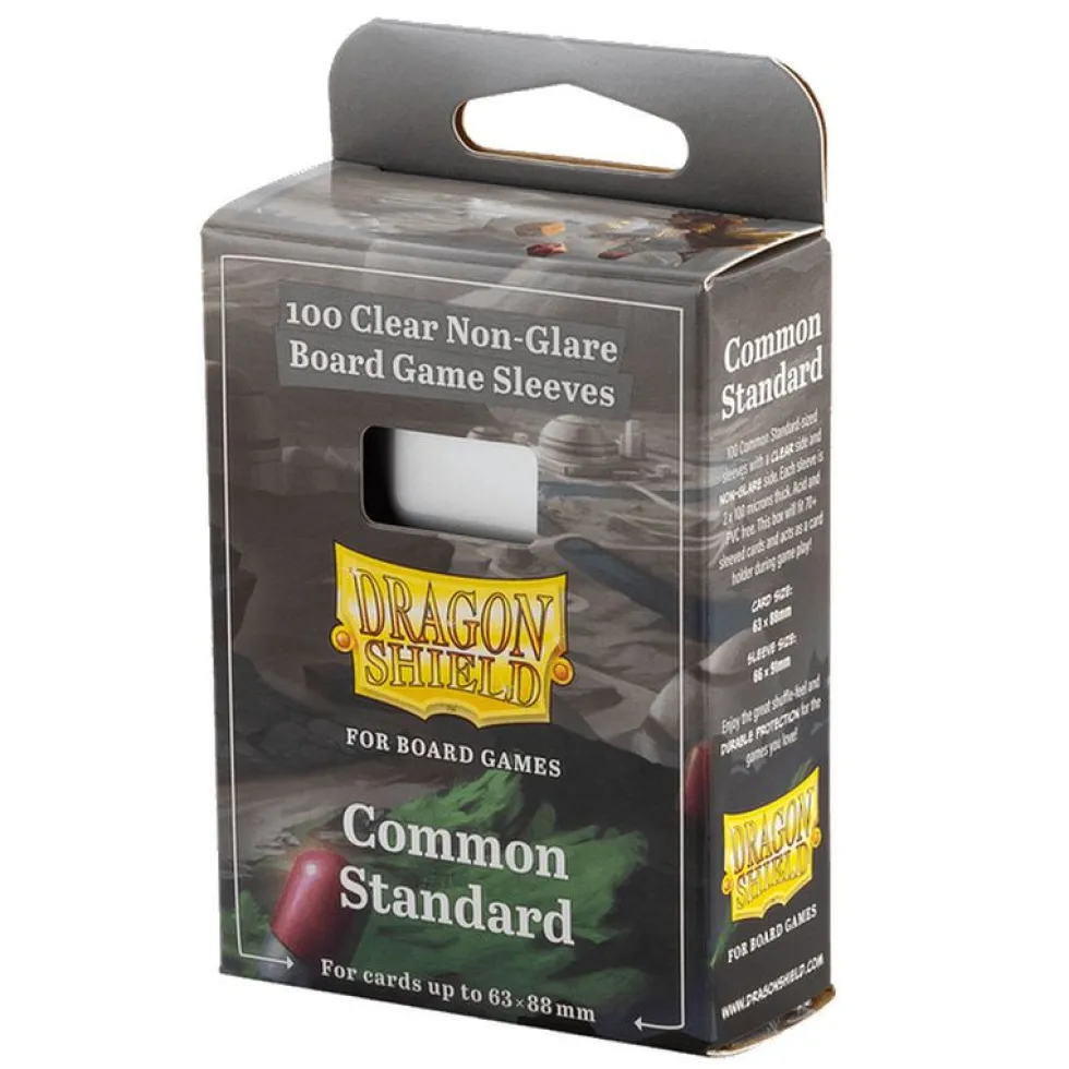 Koszulki na karty Dragon Shield Clear Non-Glare Common Standard - 100 szt
